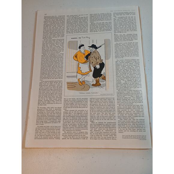 Vintage Saturday Evening Post October 21 1959 Norman Rockwell Family Tree - Picture 9 of 9